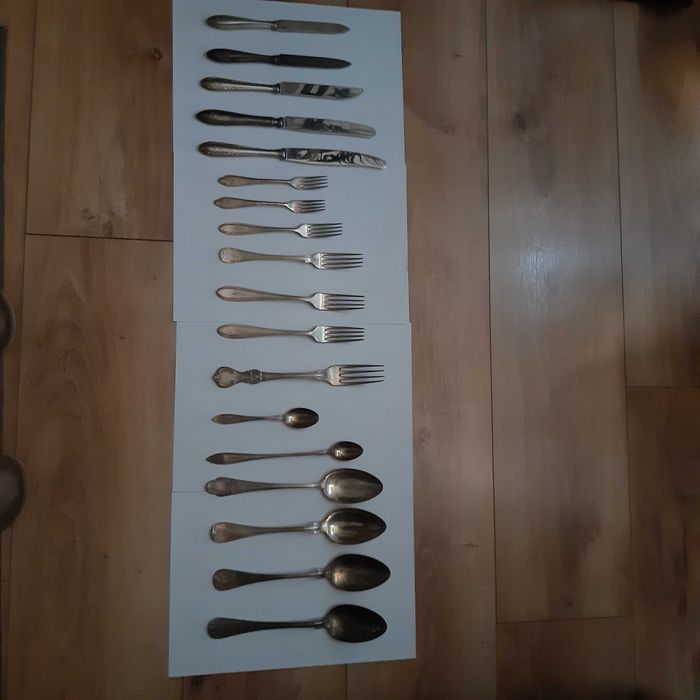 Sztućce plater/posrebrzane