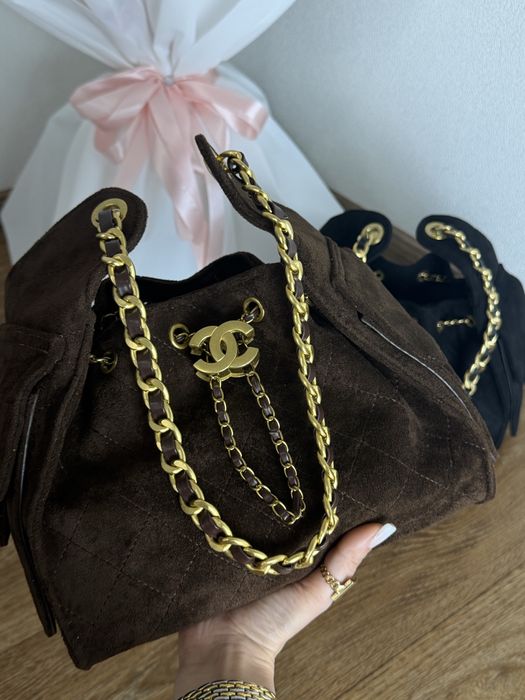 сумка Chanel Hobo 25 /Chanel 25  Handbag замшева