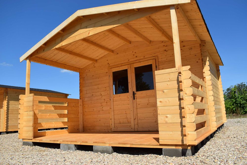 dostępny od ręki*DOMEK letniskowy drewniany z BALIKA aż 34 mm*5mx4m*20 m2