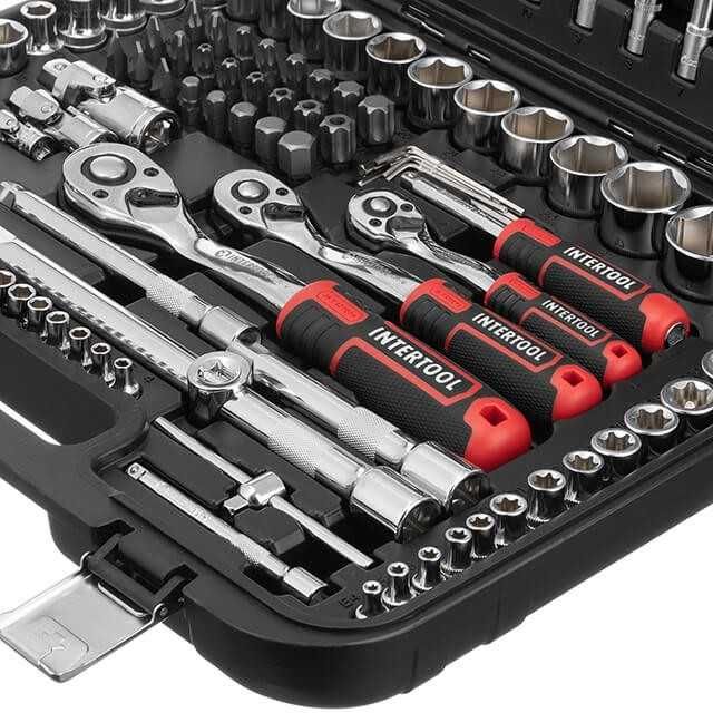 Набор инструментов 1/2" & 3/8" & 1/4", 171ед. INTERTOOL ET-8171. Новий