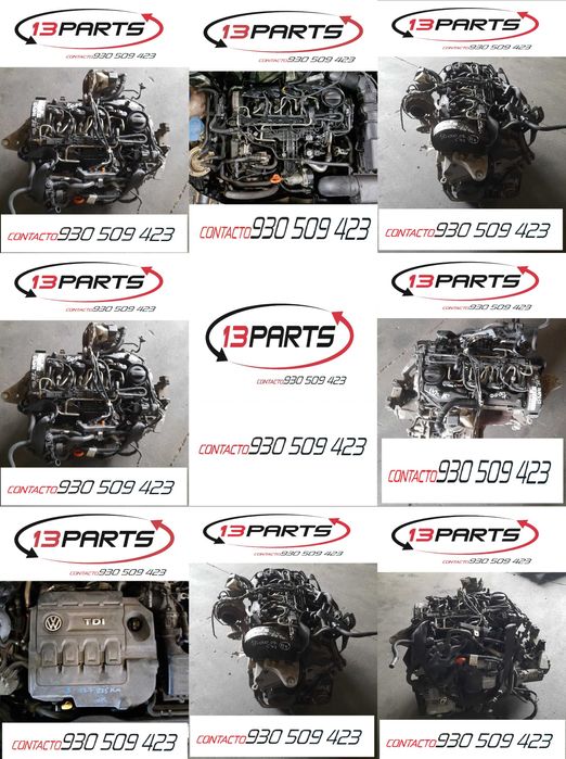 Diversos Motores VW Seat Audi Skoda VAG 1.6 TDi CAYA CAYB CAYC CAYD