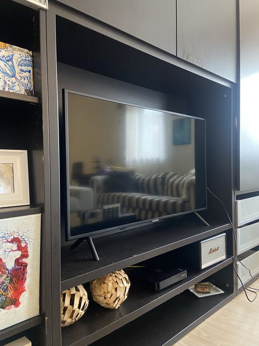 Móvel de TV / Estante IKEA BESTÅ – Castanho-Preto