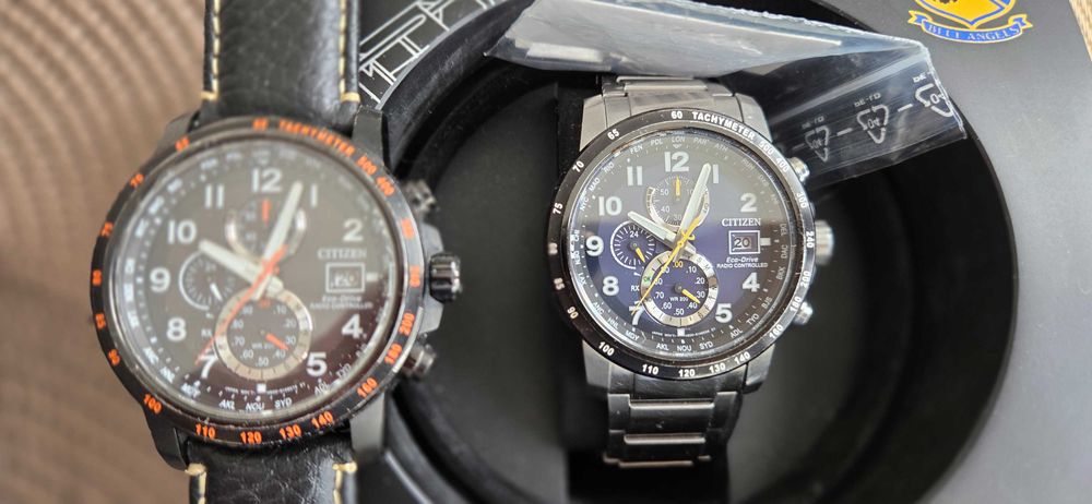 Citizen AT 8125-05E ,Radio-Control , szafir, Eco-Drive, WR.200m