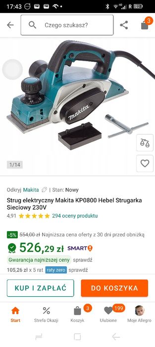 Makita KPO 800 strug
