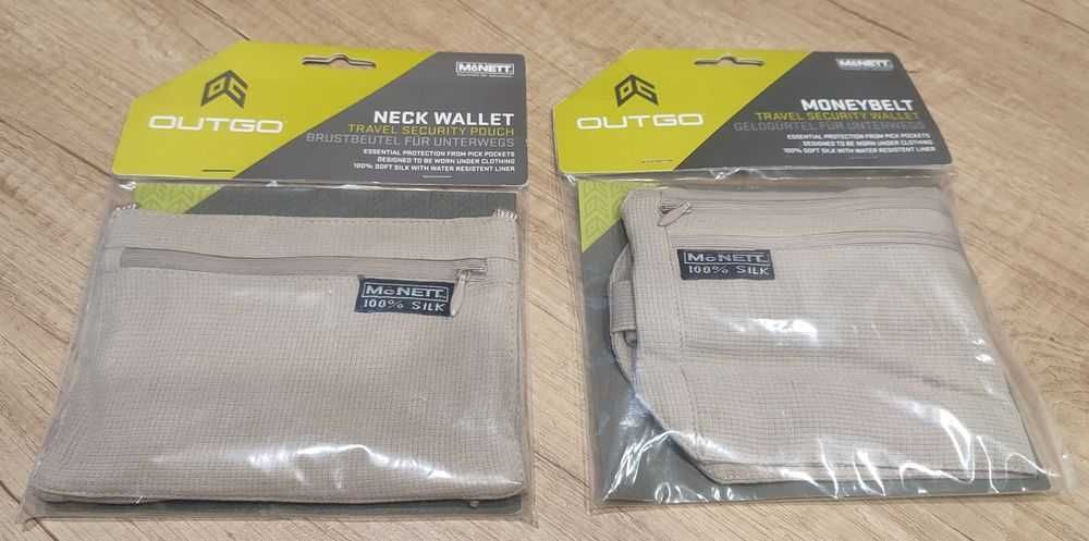 Ультралегкий шелковый кошелек барсетка McNETT ремень скрытого ношения