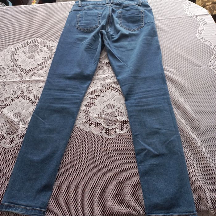 Spodnie wysoki stan damskie denim co