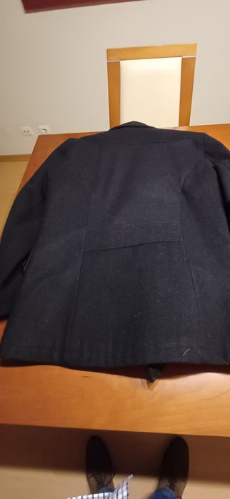 Sobretudo Cinzento Escuro Homem