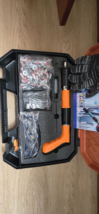 Pistola de pergos de aço para trabalhos em obras