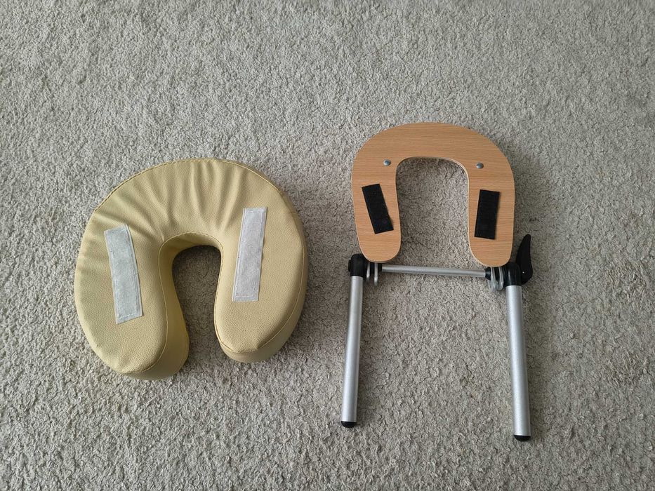 Zagłówek do łóżka do masażu