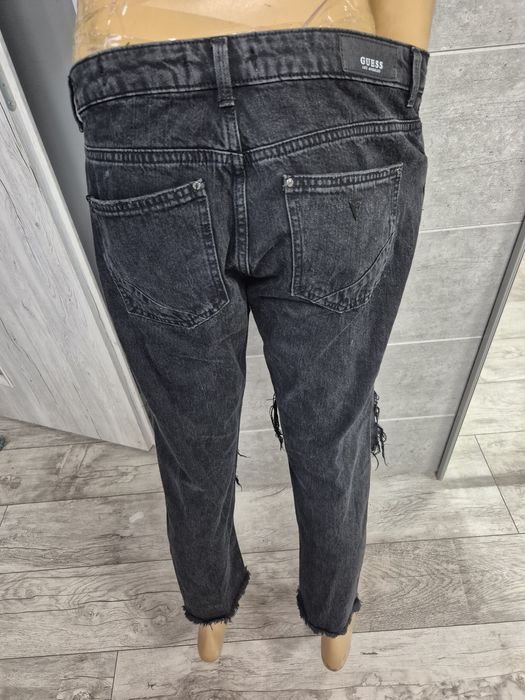 Spodnie podarte Guess W28 dziury HIT kamienie mega