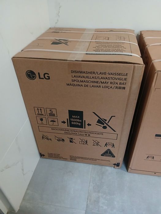 Maquina de lavar louca lg ainda na caixa