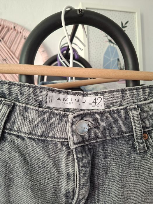 Jeansowe spodenki bermudy Amisu XL 42