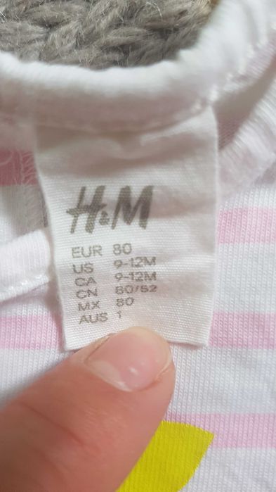 Komplet dla dziewczynki firmy H&M