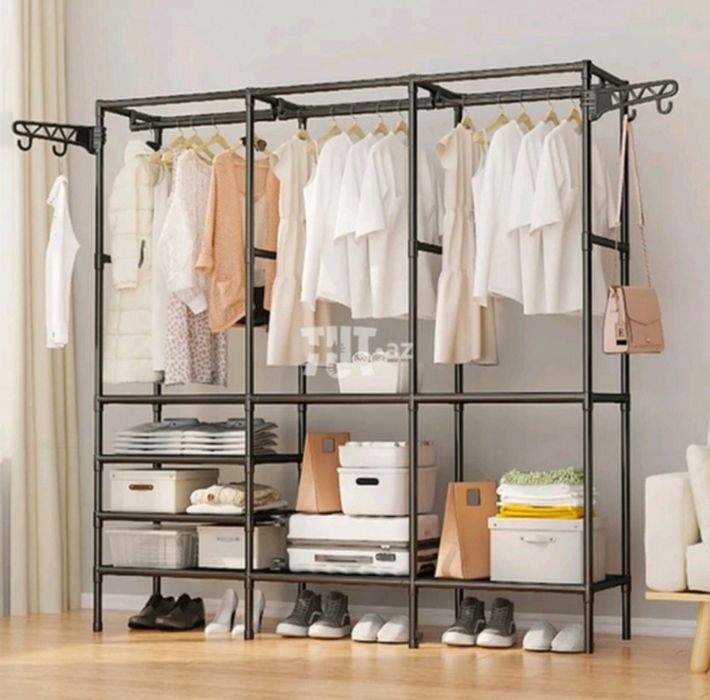 Підлогова вішалка-стійка для одягу RIAS Walking Wardrobe 170х160х36см