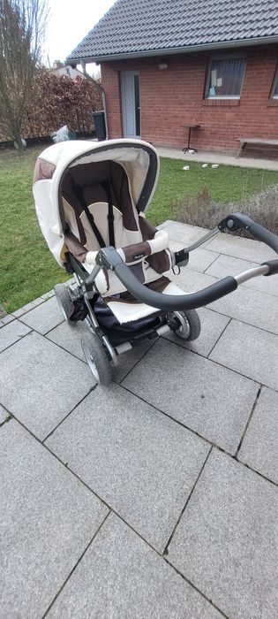 Wozek Emaljunga spacerówka + gondola + fotelik