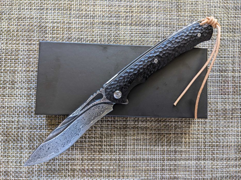 Складний ніж Damascus. сталь VG10. ніж складний фліпер. ніж EDC