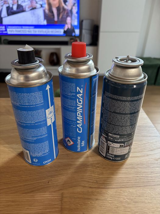 3 cartuchos gas CP250