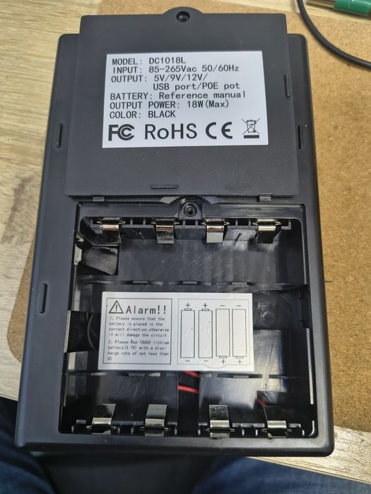 DC UPS (ДБЖ) до WiFi роутера, оптики, РоЕ  12v/9v/5v
