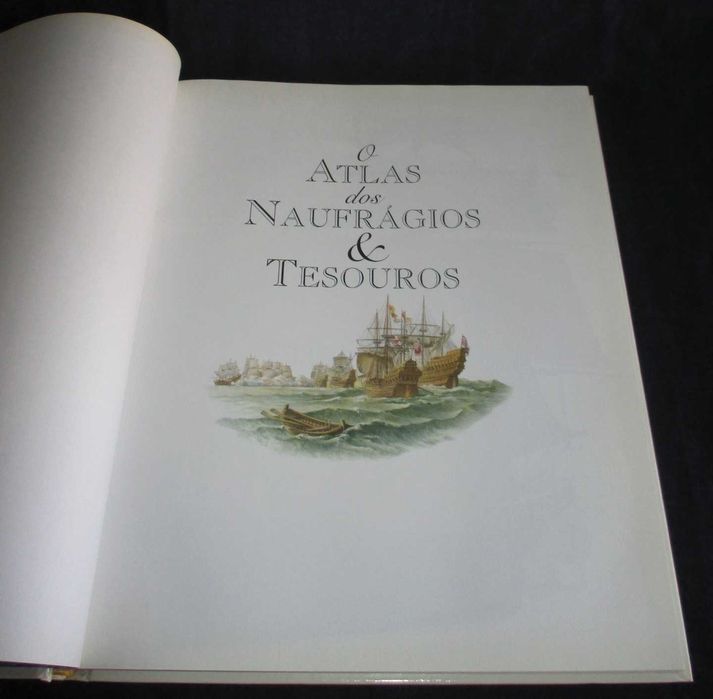 Livro Atlas dos Naufrágios e Tesouros Nigel Pickford