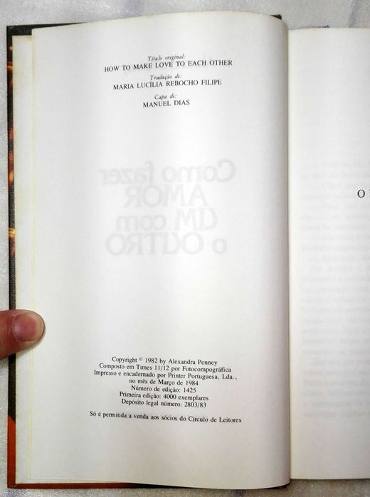 Livro Como fazer amor um com o outro