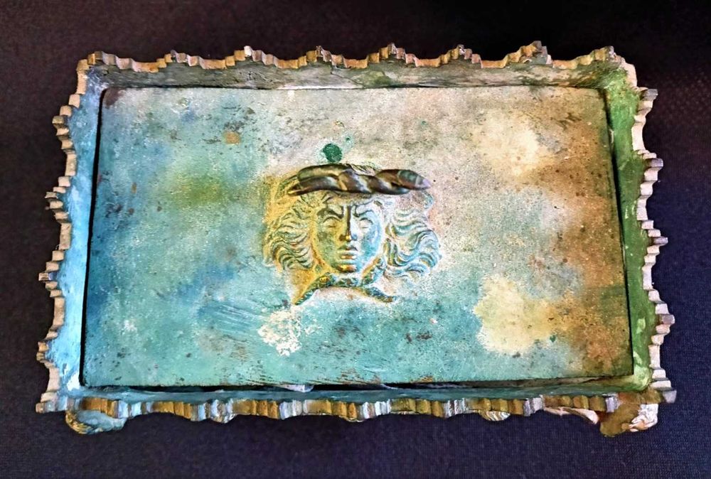 Caixa Jóias  Bronze Medusa