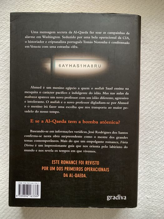 Livro  Fúria Divina