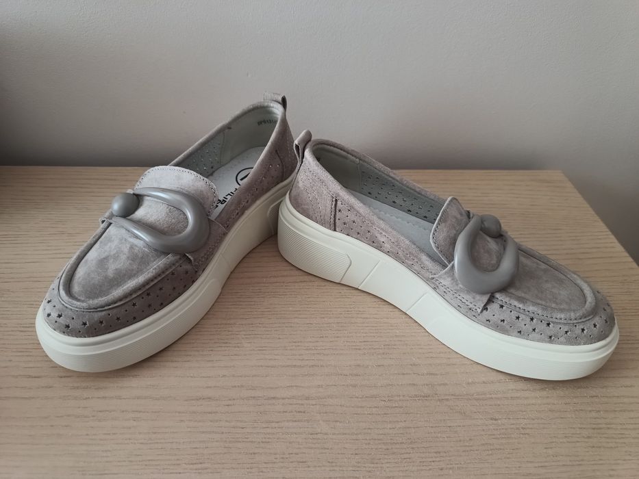 Zamszowe mokasyny Filippo 36