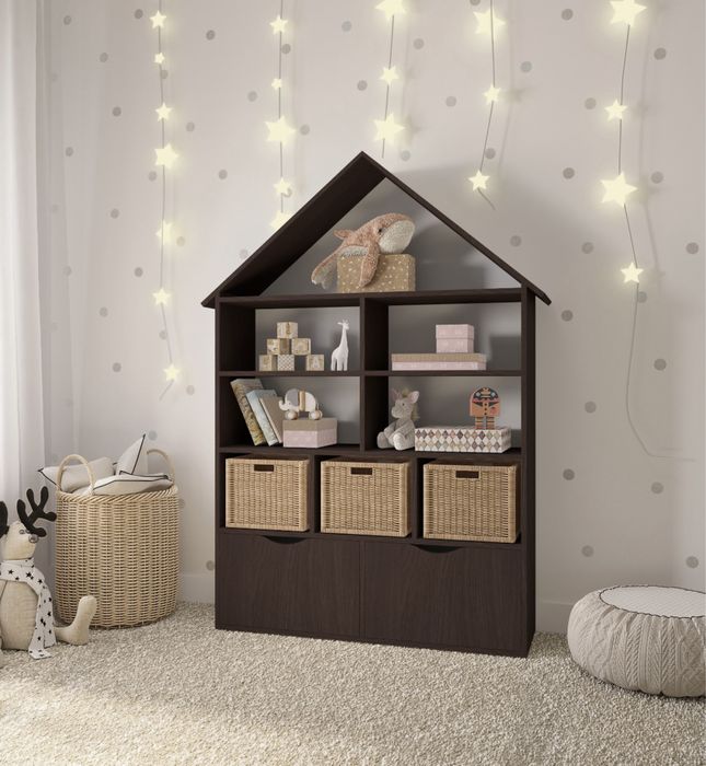 Будинок дитячий Стелаж Шафа Полиця для іграшок Дом Стеллаж для игрушек