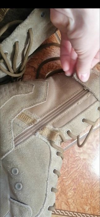 Ботинки Берцы с молнией АК Браун койот, трекинговые.