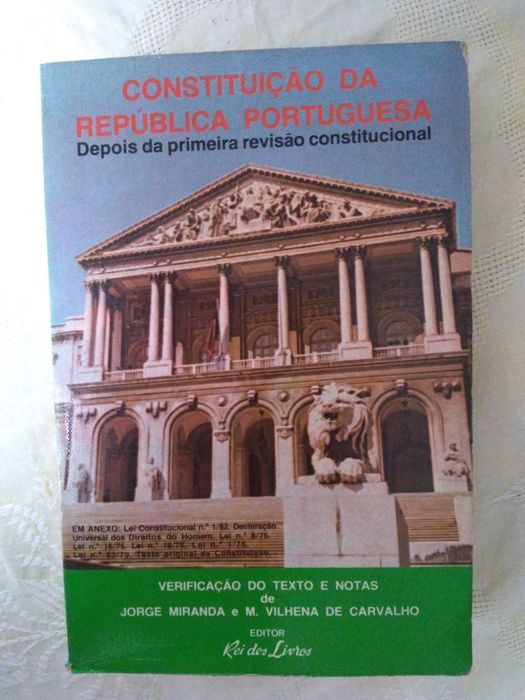 Constituição da República Portuguesa, de Jorge Miranda