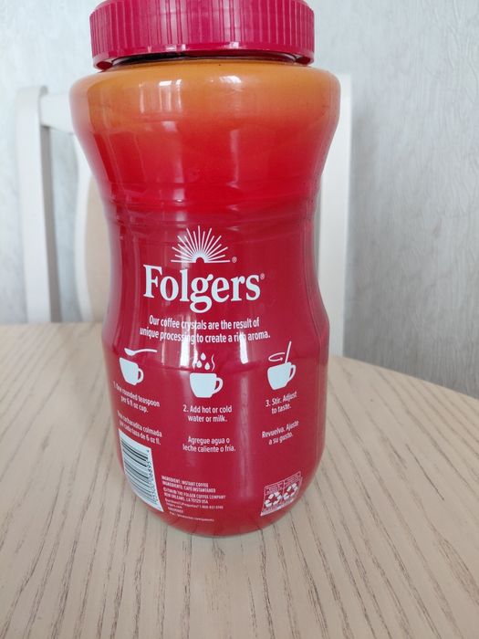 Кофе  кава растворимый Folgers