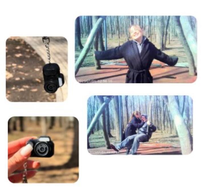Міні-фотокамера + перехідник + ручка для чищення ґаджетів