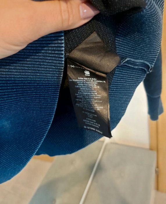 G-Star Raw sweter bluza męska roz L granatowa