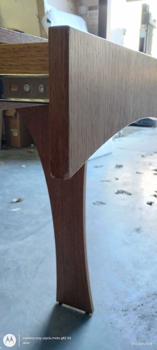 Biurko GEMINI drewno dębowe w kolorze HONEY