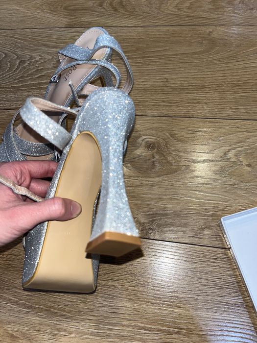 Świecące szpilki Dame Rose