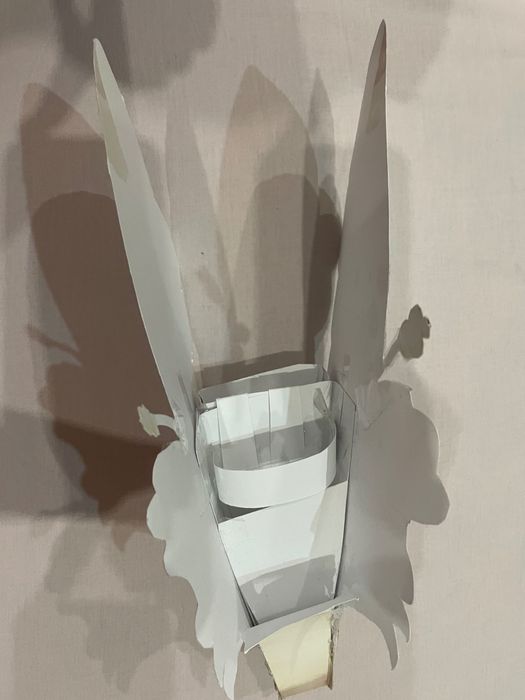 Dragon puppet smok z papieru