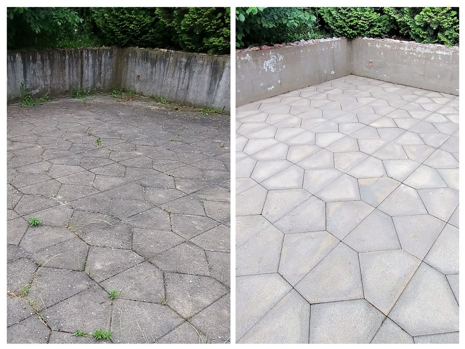 Mycie i malowanie dachów, kostki brukowej i elewacji – fachowo!