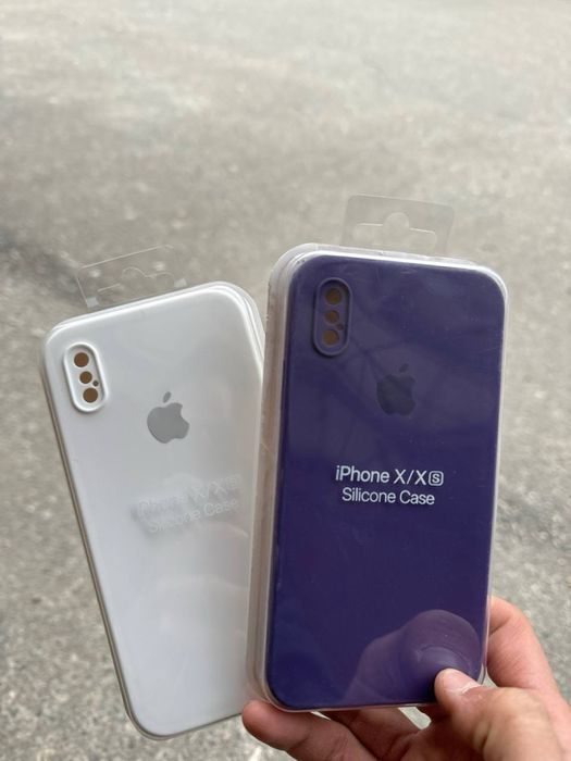 Чехол с квадратными бортиками на айфон XR iphone и другие