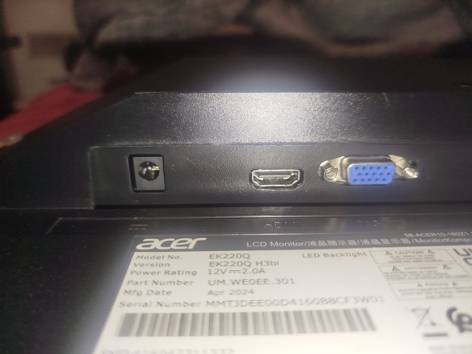 Монитор Acer состояние идеал