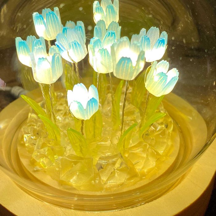 Лампа інтер'єрна "Тюльпани Сині"