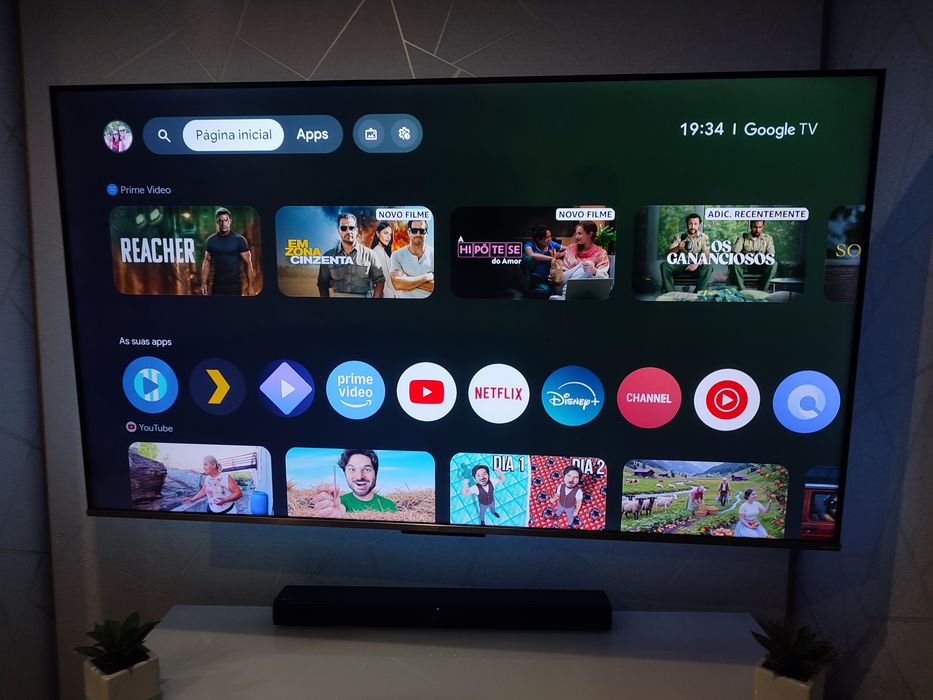 TV TCL 55" C635 4K QLED Google TV – 2 Comandos