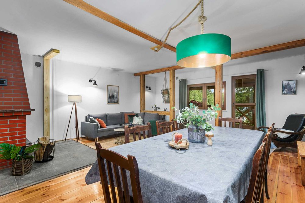 Domek nad jeziorem  Porost /  sauna / jacuzzi / dwa domki cały rok