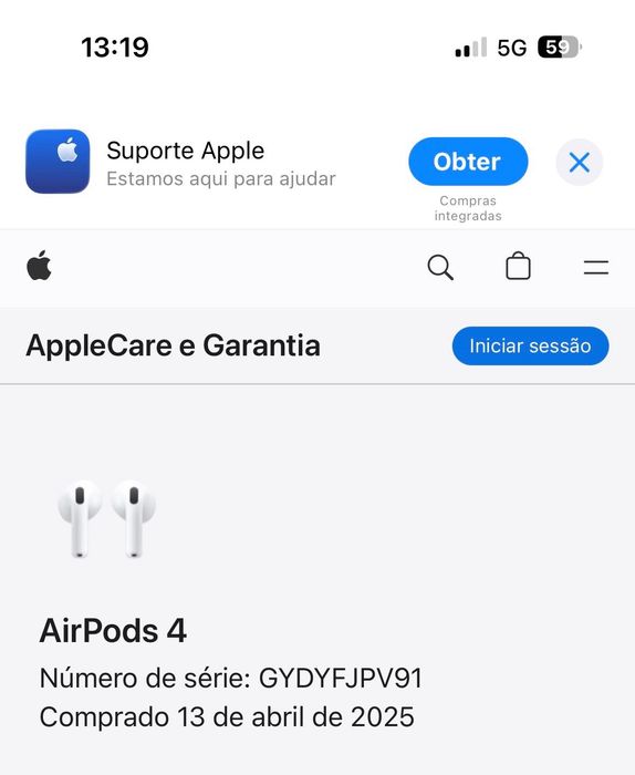 Airpods 4 originais