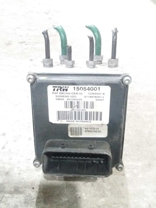 Peugeot 407 блок abs блок управления 15054001 trw