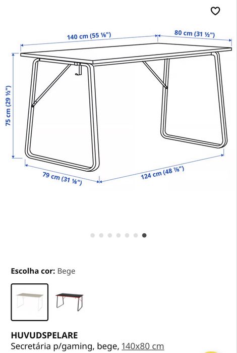 Escrivaninha / mesa / secretaria IKEA