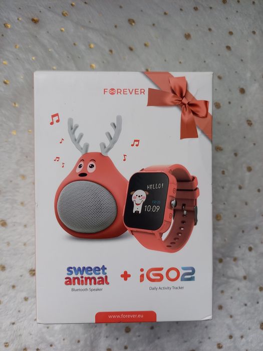 Zestaw Forever smartwatch + głośnik BT