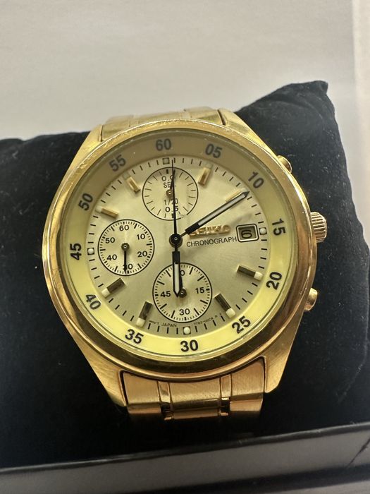 Zegarek męski Seiko chronograph Japan - sprawny chronograf