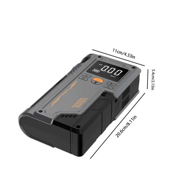 Пусковий пристрій 4 в 1 стартера з компресором Jump Starter T 700, пов