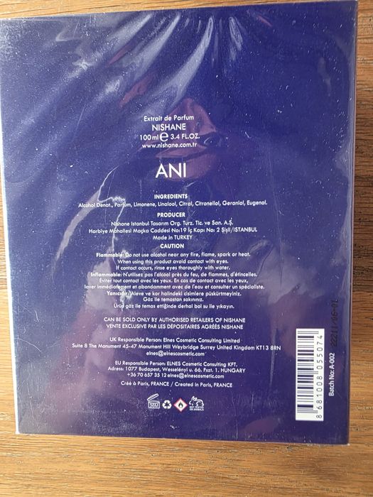 Perfume Nishane Ani 100ml (selado)