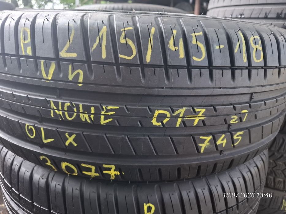 Sprzedam komplet opon nowych letnich Michelin pilot Sport 3
